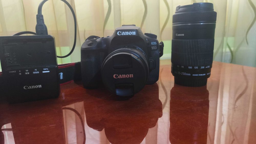 Canon 90D + Canon 18-55 F/4.5-5.6 + Canon 55-250 F/4.5-5.6