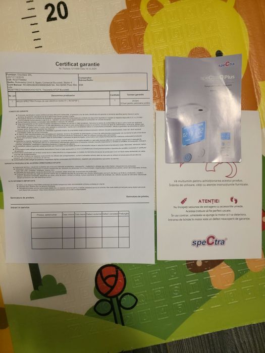 Spectra 9+. Pompa de san electrica dubla in garantie.