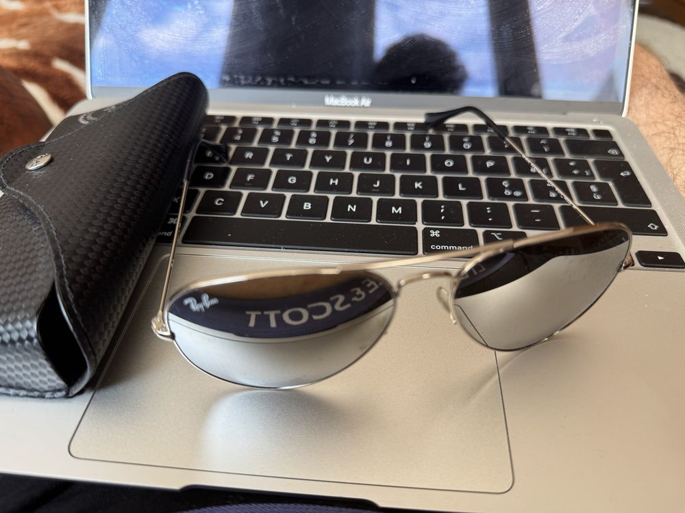 Ochelari soare Rayban Aviator Large, originali, ca noi