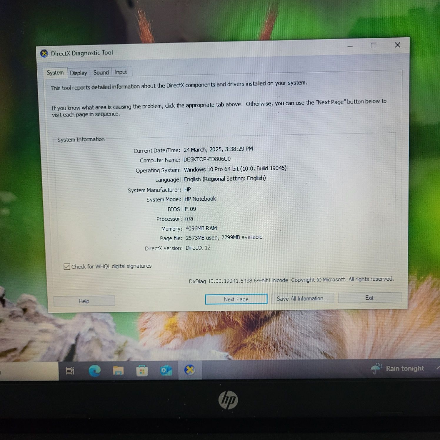 Laptop HP AMD A8