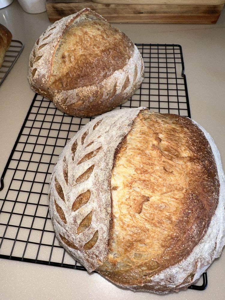 Хлеб полезный на пшеничной закваске с цельнозерновой мукой