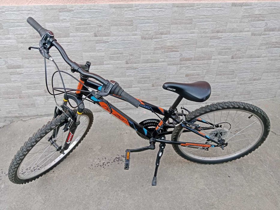 Bicicleta copii Neuzer 18 viteze
Negru/Portocaliu-Albastru