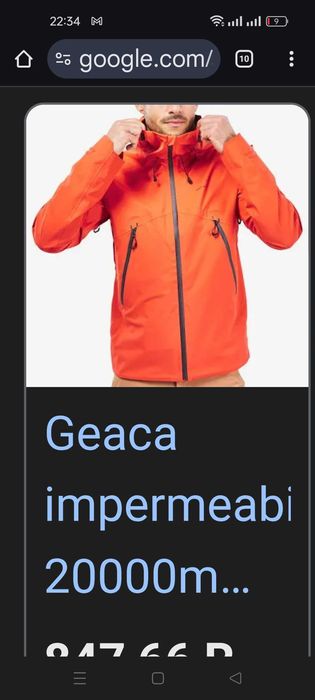 geaca Querchua mh500 noua, 20.000, geaca simond