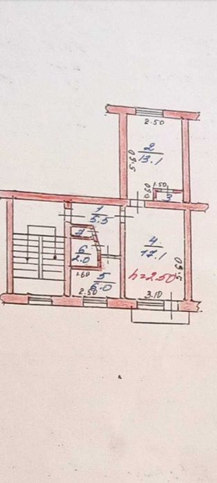 Продается 2-комнатная квартира на улице Женис, дом 3