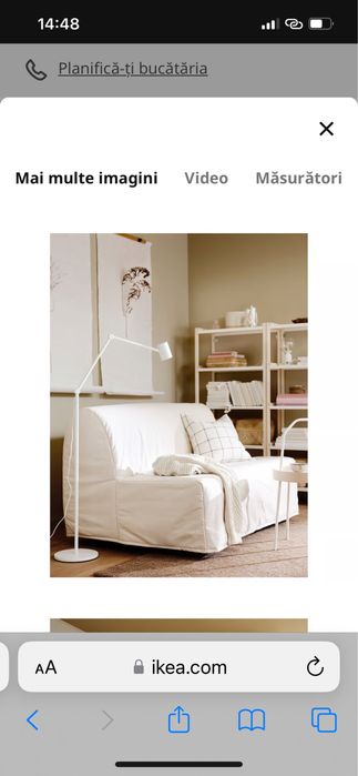 Canapea extensibila ikea cu garantie