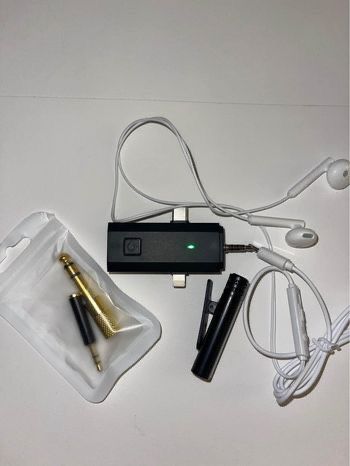 Безжичен LAV микрофон + предавател + мониторинг слушалки