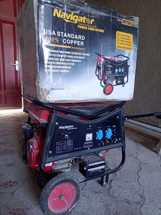 Генератор сотилади янги 7,5 квт НАВИГАТОРЫ