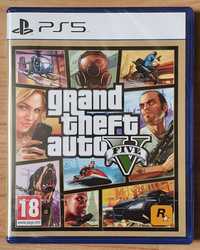 Нов запечатан диск GTA 5 Grand Theft Auto PS5 Playstation Плейстейшън