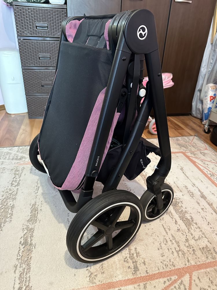 Cybex Balios S Lux Magnolia Pink+зимен чувал