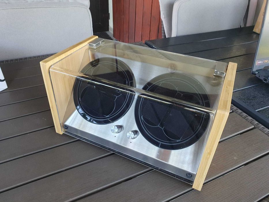 Watch Winder Smith 4 Ceasuri Bambus Handmade De Lux
