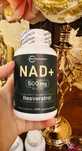 NAD+ ,500 mg,240 ta kapsula, + resveratol qo'shimchasi50 mg