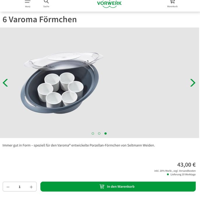 Forme prajituri Thermomix Vorwerk