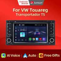 Android radio dvd player 4GB ram 64gb memorie Touareg 2002-2010 T5 Mul