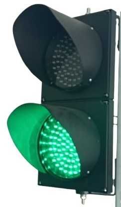 Светофор светодиодный, двух-секционный
