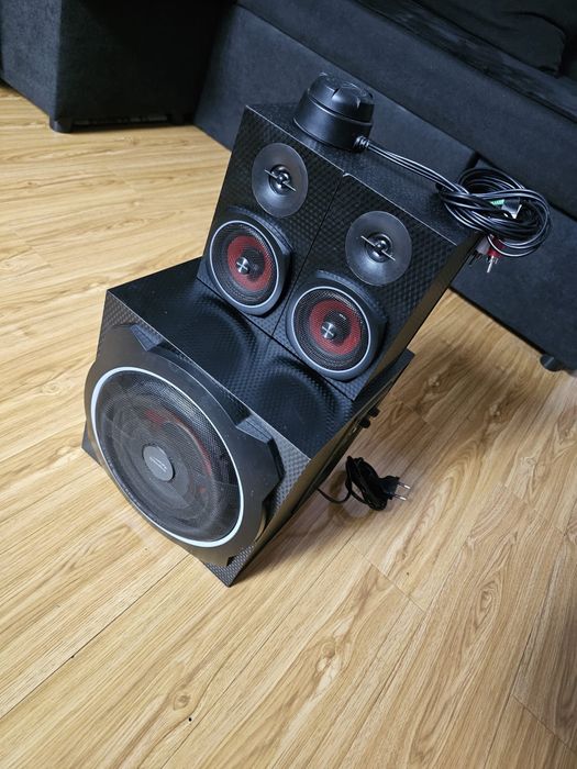 Boxe 2.1 SpeedLink Gravity Carbon RGB