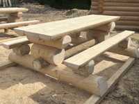 Masa din lemn rotund