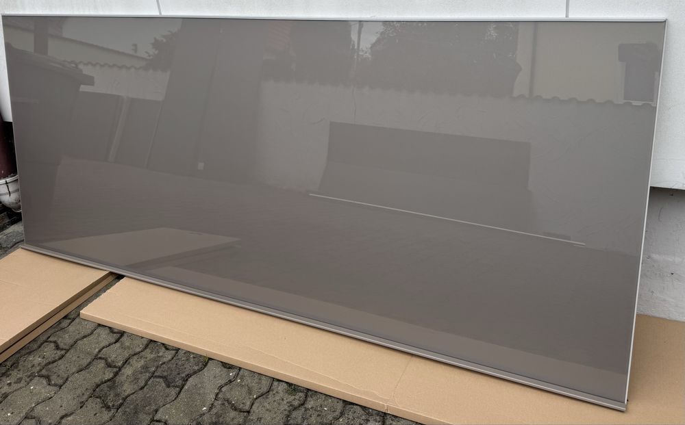 Dressing/Dulap 270/223/66 cm 3 usi culisante sticla cappuccino/oglinda