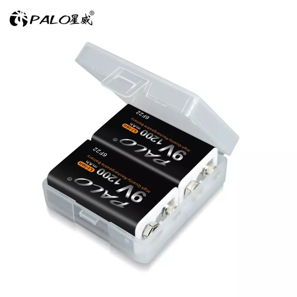 9V Li-ion АКБ для металлоискателя PALO 1200mAh micro USB Крона 6F22