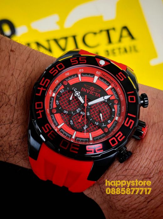 INVICTA Pogo Red 50mm, Инвикта нов ръчен часовник
