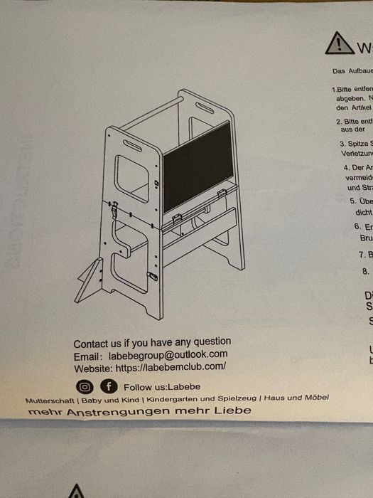 Learning tower pliabil Labebe