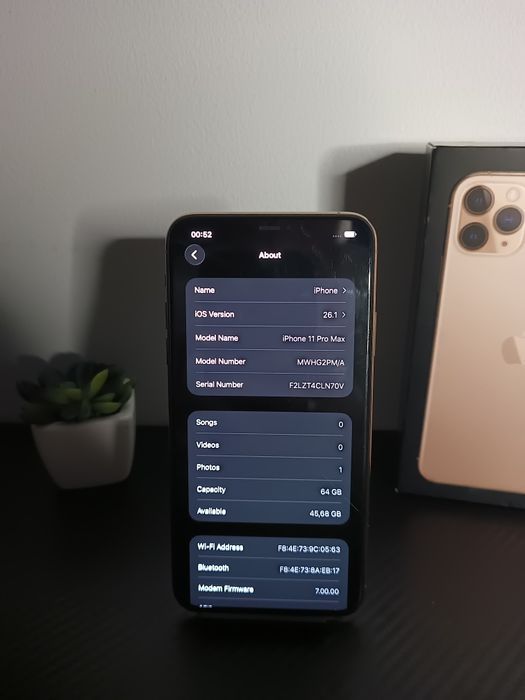 iPhone 11 Pro Max, Gold - în conditie Excelentã!