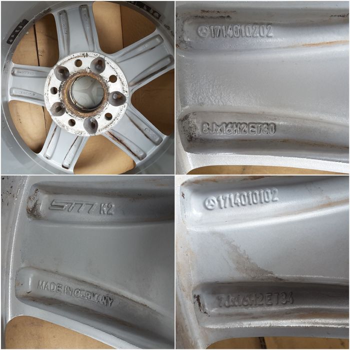 jante aliaj 16; 5x112;  originale Mercedes SLK W171, C class W203