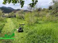 Defrisare vegetatie/iarba terenuri si livezi cu tocator profesional
