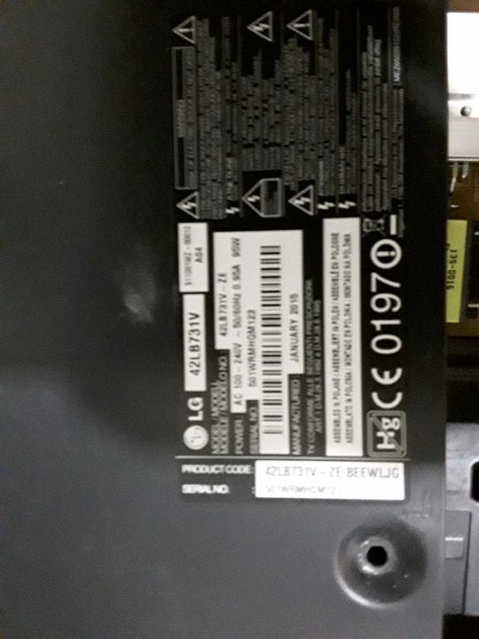 Телевизор за части Lg 47 lb652u -za /lg/43up7803lr/42lb731u
