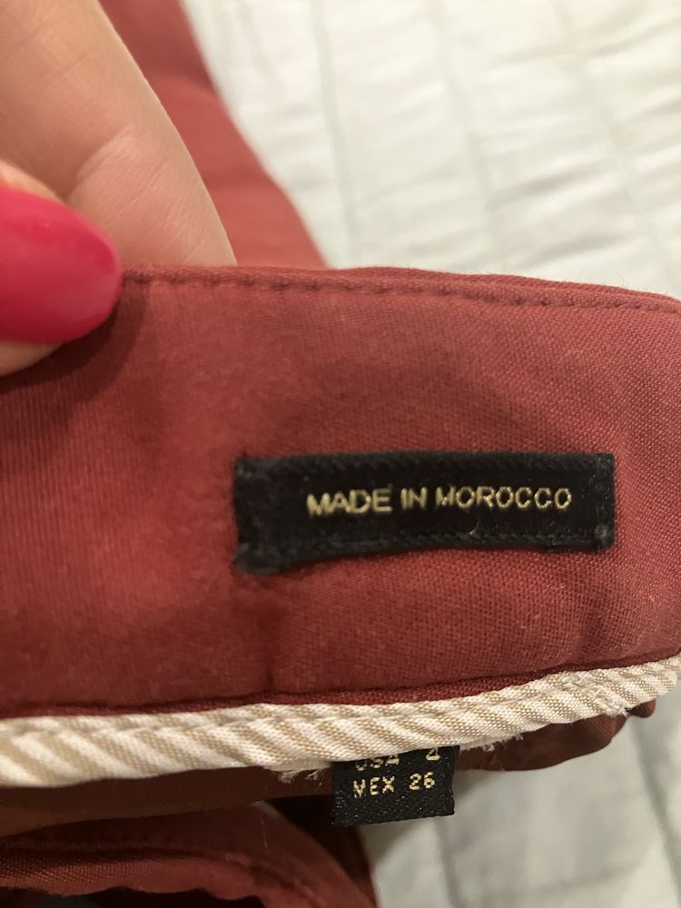 Панталон Бордо Massimo Dutti , размер S