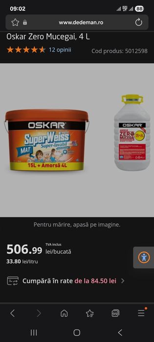 Oskar Superwiss 15 L Matt & Oskar Ceramic.