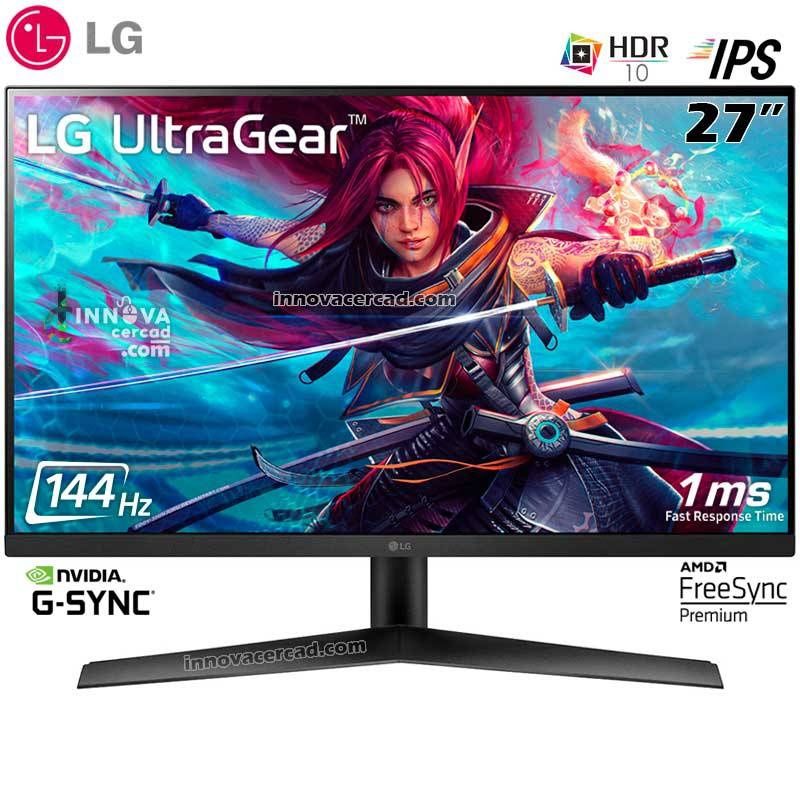 Монитор LG 27GN600-B черный 144 герц, FHD 27 дюймов