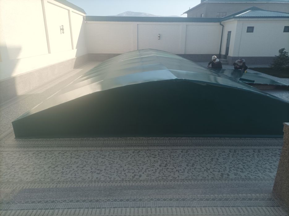 Банер вабаннер установка бассейн епамиз тент