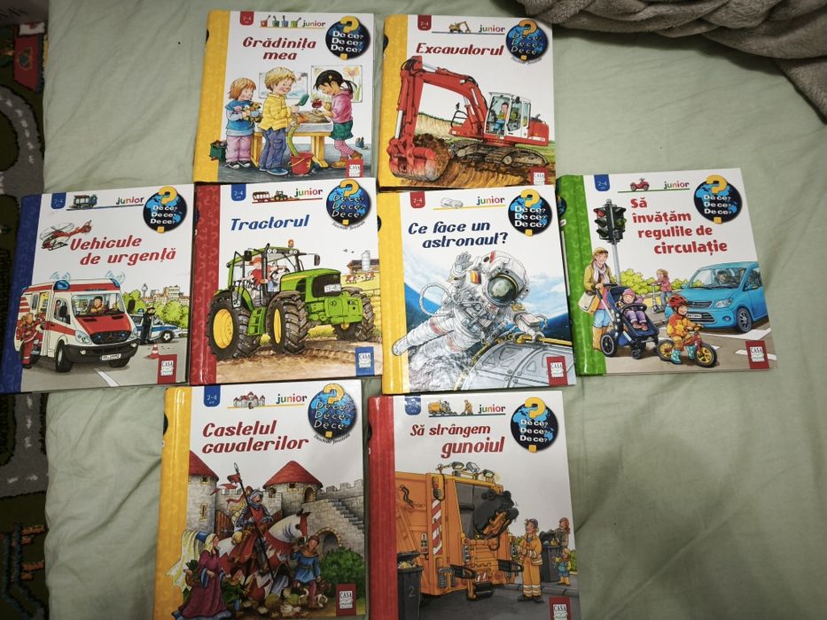 Colecție cărți de ce de la editura junior