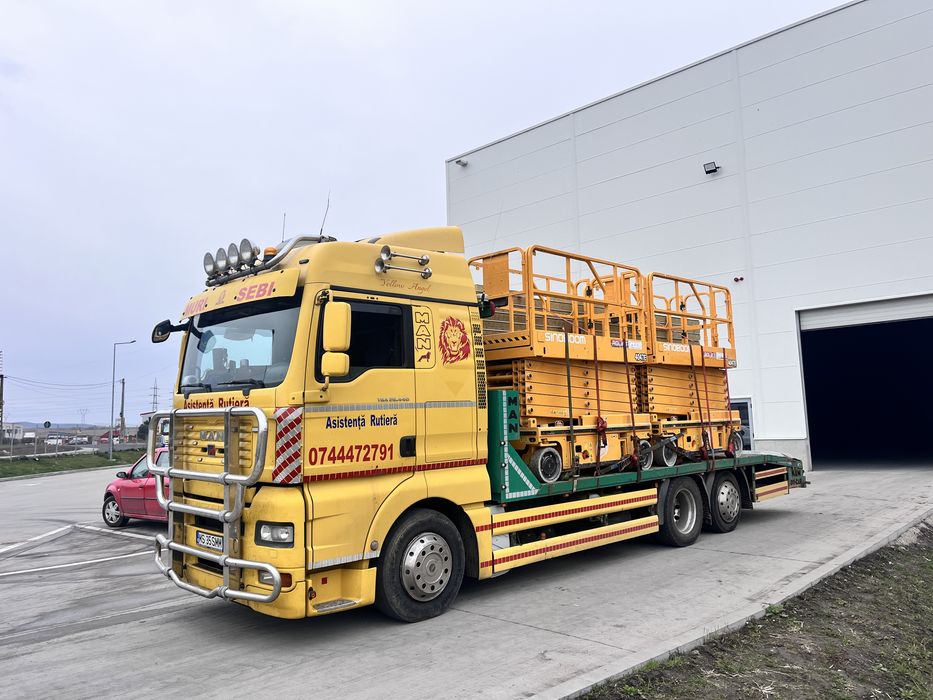 Transport utilaje  agricole tractor Taf combina transport agabaritic