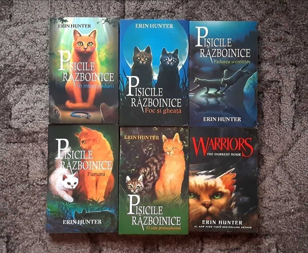 Pisicile Razboinice de Erin Hunter 6 volume