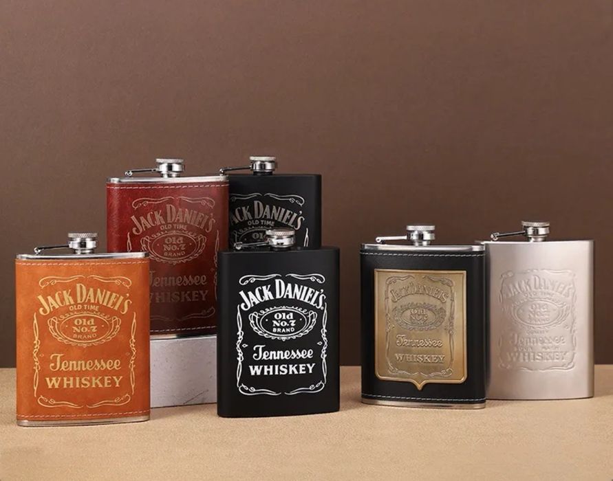 Botelcuta Jack Daniel's Recipeint inox  Plosca Whisky