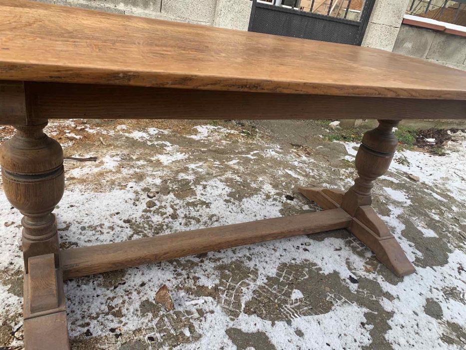 Автентична винтидж голяма масивна маса от H. Pander & Zonen