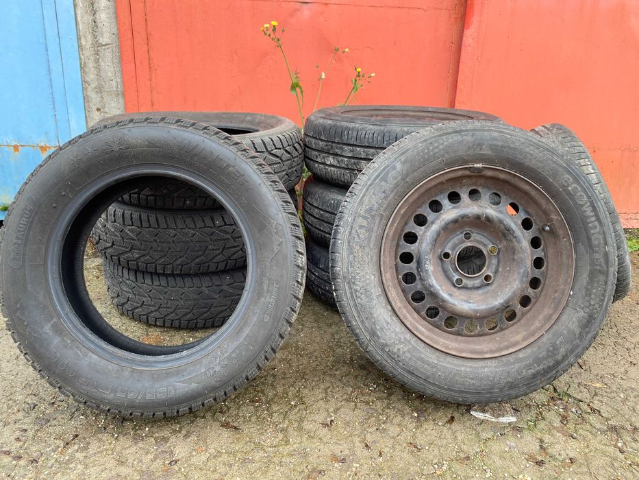 зимни и летни гуми за автомобил 195/65/R15 + джанти