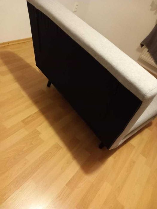 Разтегателно кресло - сиво