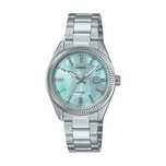 Часовник дамски Casio LTP-1302DS-2AVDF. Син, Седеф, Тюркоаз.