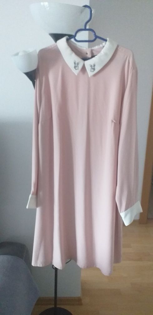 Rochie roz pudră măsură XL