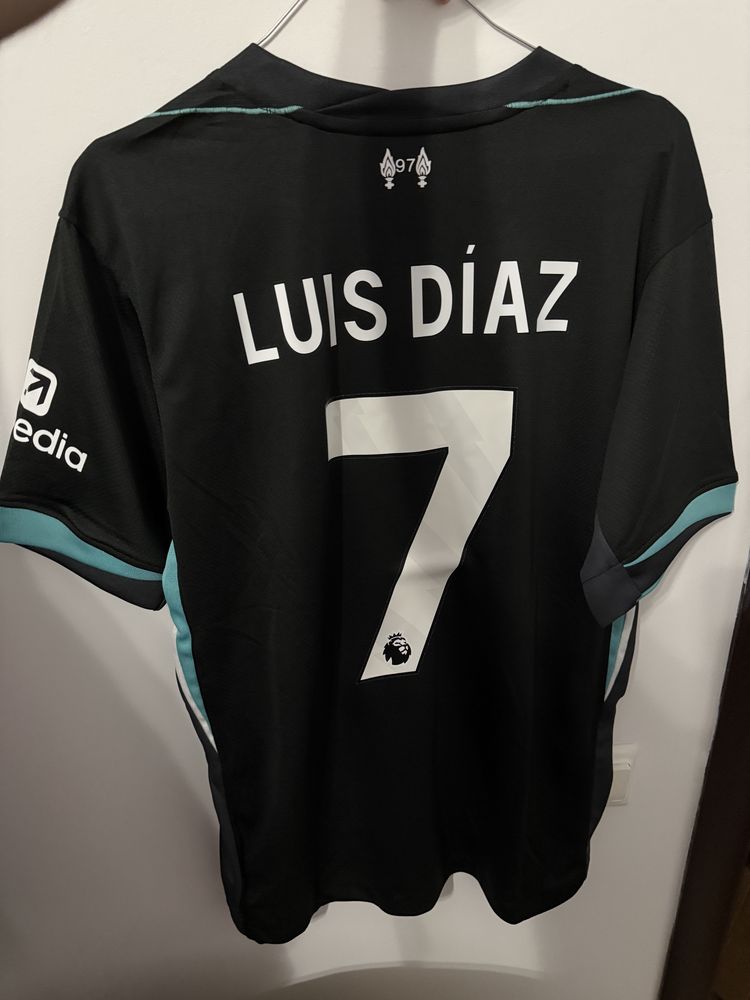 Tricou Luis Diaz Liverpool away fotbal