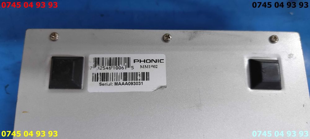 mixer audio PHONIC MM1002 nu stiu starea lui ca nu am alimentator