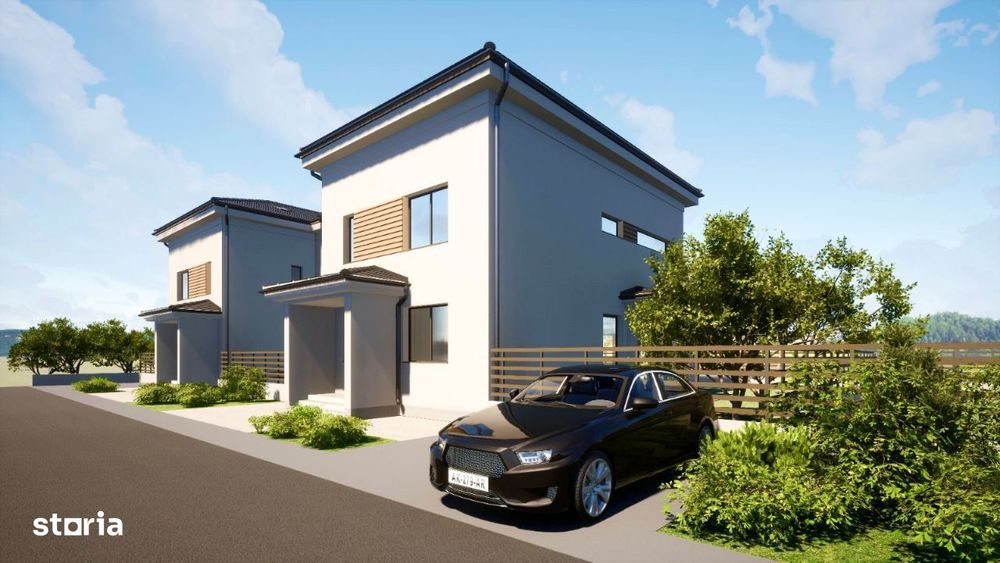 Casă individuală tip mediteranean P+1E+M Hestia Residence Corbeanca