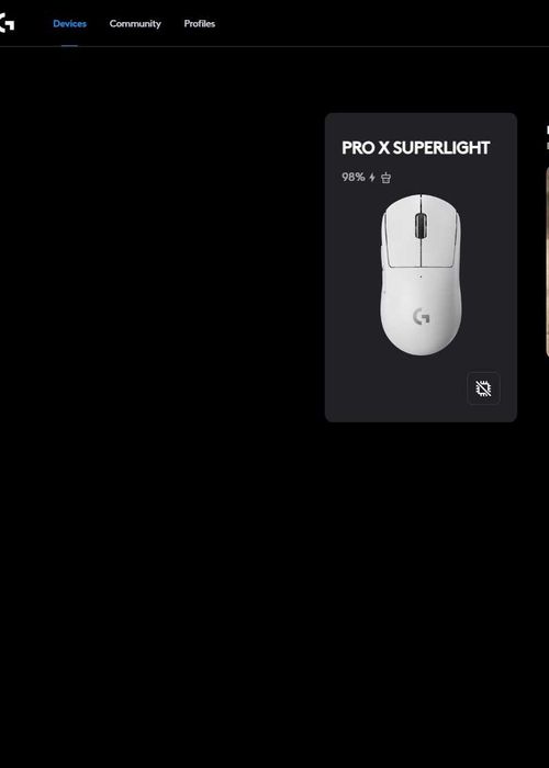 Logitech PRO X Superlight Alb – 63g, Wireless, eSports