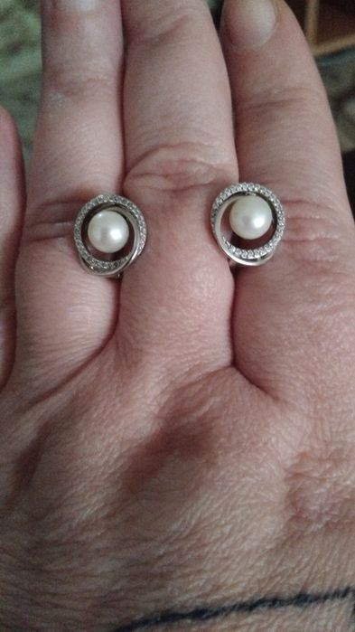 Серьги серебро, новые.