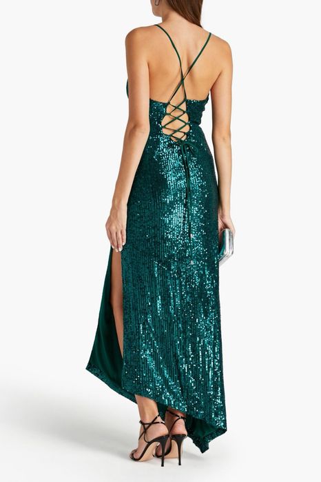 Rochie verde de ocazie, nunta, eveniment Retrofete