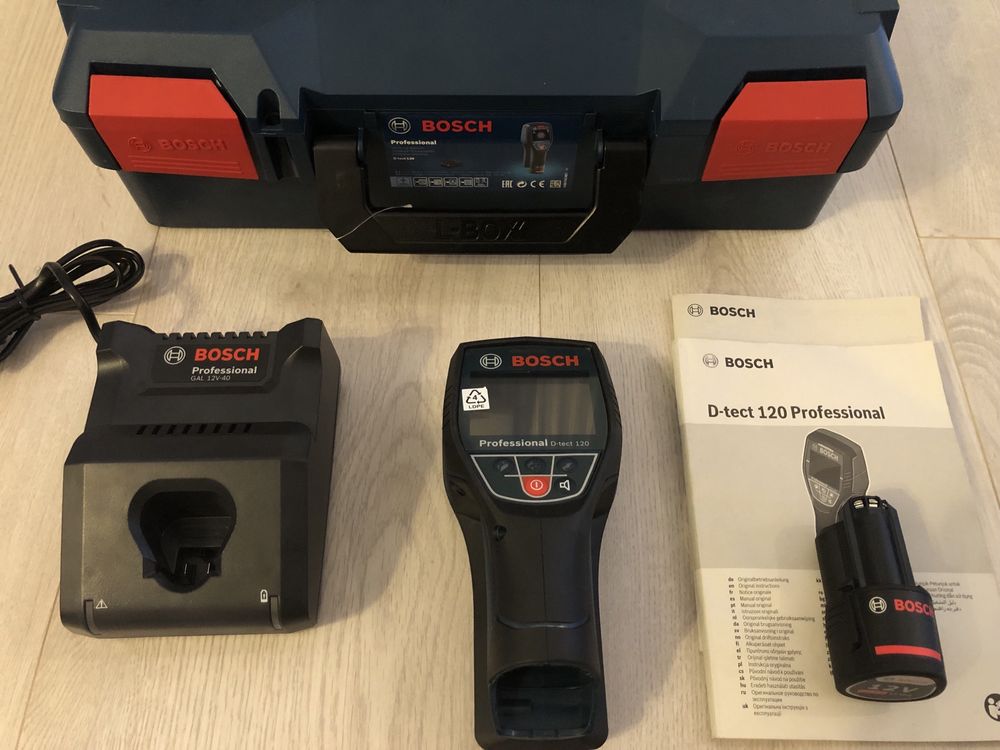 Detector Bosch D-tect 120 scanner de perete 120 mm Nou