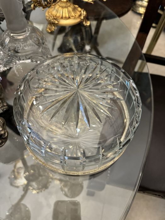 Bol Cristal - montat in Ag- Art Deco