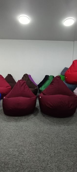 Бин бэги разных форм, ткани и размеров  от The NOM,  кресло мешок